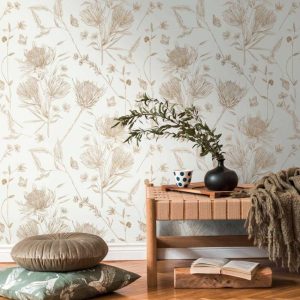 Ταπετσαρία Τοίχου Φλοράλ – LivingWalls, Drawn into Nature – Decotek 394271