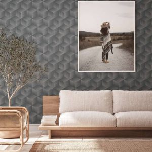 Ταπετσαρία Τοίχου Γεωμετρικά σχήματα – AS Creation, Natural Living – Decotek 385064