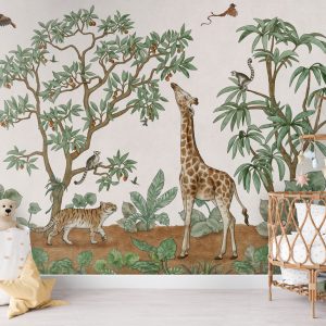 Φωτοταπετσαρία Animals in the Jungle - Kikki Belle 60873