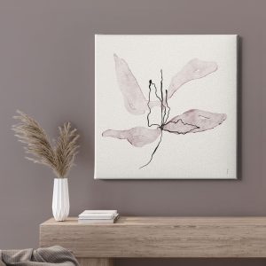 Πίνακας Ζωγραφικής Pink Leaf - Decotek 222334