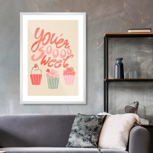 Ποστερ - Αφίσα Cupcakes & Love Art - Decotek 33947