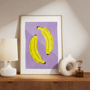 Ποστερ - Αφίσα Pop Art με Κίτρινες Μπανάνες - Decotek 33967