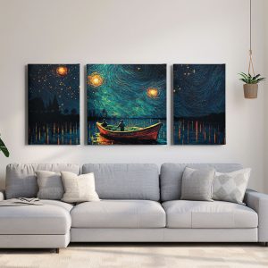 Σύνθεση Πινάκων Midnight Reflection - Decotek 222397