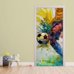 Αυτοκόλλητο Πόρτας Soccer Explosion - Decotek 31218