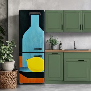 Αυτοκόλλητο Ψυγείου Lemon & Bottle Art - Decotek 28844