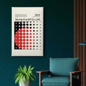 Πίνακας Ζωγραφικής Bauhaus "Red Dot Design" (1923) σε Καμβά – Decotek 222486