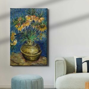Πίνακας Ζωγραφικής Fritillaries In a Copper Vase, Van Gogh - Decotek 222493