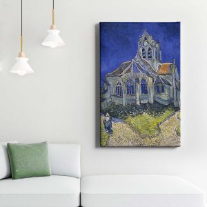 Πίνακας Ζωγραφικής Η Εκκλησία της Auvers, Van Gogh - Decotek 222499