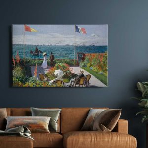 Πίνακας Ζωγραφικής Κήπος στο Sainte-Adresse, Claude Monet - Decotek 222503