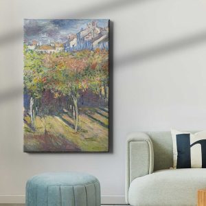 Πίνακας Ζωγραφικής Οι Φλαμουριές στο Πουασί, Claude Monet - Decotek 222505