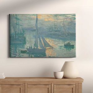 Πίνακας Ζωγραφικής Sunrise, Claude Monet - Decotek 222514