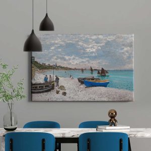 Πίνακας Ζωγραφικής Η Παραλία στο Sainte-Adresse, Claude Monet - Decotek 222517