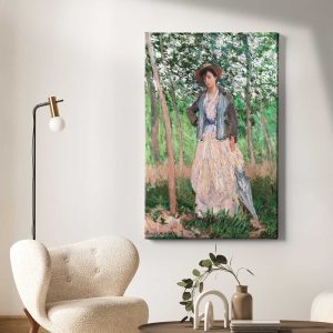 Πίνακας Ζωγραφικής Η Περιπατήτρια, Claude Monet - Decotek 222525