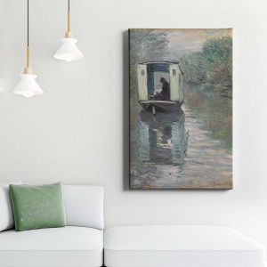 Πίνακας Ζωγραφικής Το Πλωτό Εργαστήριο, Claude Monet - Decotek 222526