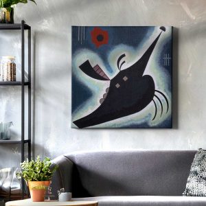 Πίνακας Ζωγραφικής Pointed Black, Wassily Kandinsky - Decotek 222546