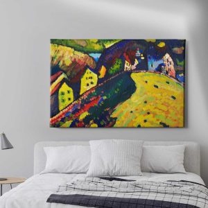 Πίνακας Ζωγραφικής Murnau with Church II, Wassily Kandinsky - Decotek 222554