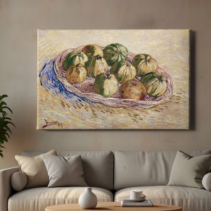 Πίνακας Ζωγραφικής Still Life, Basket of Apples, Van Gogh - Decotek 222561