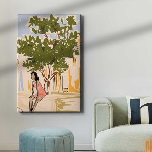 Πίνακας Ζωγραφικής "Καλοκαιρινό Απόγευμα" σε Καμβά – Decotek 222634