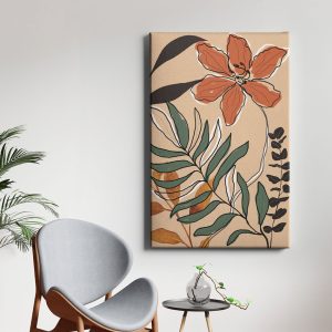 Πίνακας Ζωγραφικής "Εξωτικό Λουλούδι" σε Καμβά – Decotek 222673