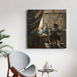 Πίνακας Ζωγραφικής Jan Vermeer "The Art of Painting"σε Καμβά – Decotek 222610
