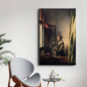 Πίνακας Ζωγραφικής Jan Vermeer "Girl Reading a Letter by an Open Window" σε Καμβά – Decotek 222612