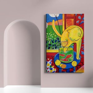 Πίνακας Ζωγραφικής Henri Matisse "The Cat with Red Fish" σε Καμβά – Decotek 222596