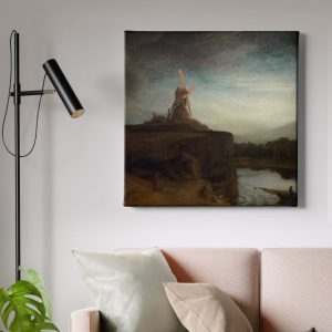 Πίνακας Ζωγραφικής Rembrandt "The Mill"σε Καμβά – Decotek 222599