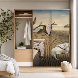 Αυτοκόλλητο Ντουλάπας Surreal Melting Clocks, Marcel Egger – Decotek 70832