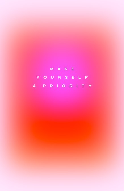 Gradient Aura — το σχέδιο του πίνακα σε καμβά