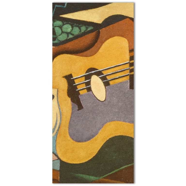 Το σχέδιο του αυτοκόλλητου πόρτας Νεκρή Φύση με Κιθάρα, Χουάν Γκρις: η κυβιστική νεκρή φύση με κιθάρα του Χουάν Γκρις