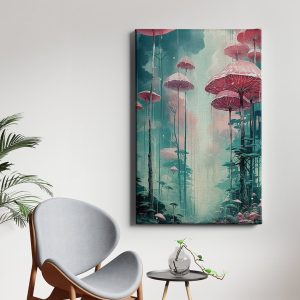 Πίνακας Ζωγραφικής Umbrella Mushrooms - Decotek 221130