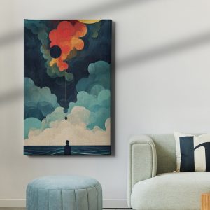 Πίνακας Ζωγραφικής Abstract Staring at The Sky - Decotek 221204