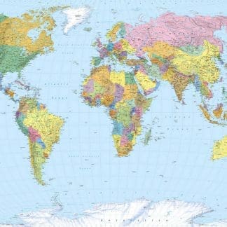 Φωτοταπετσαρία Τοίχου Παγκόσμιος Χάρτης - Komar - Decotek 4-050-0