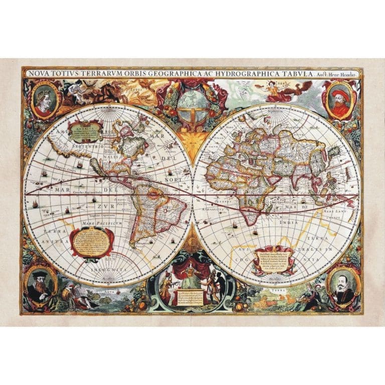Φωτοταπετσαρία Τοίχου Παγκόσμιος Χάρτης - A&G Design Group - Decotek FT 0350-0