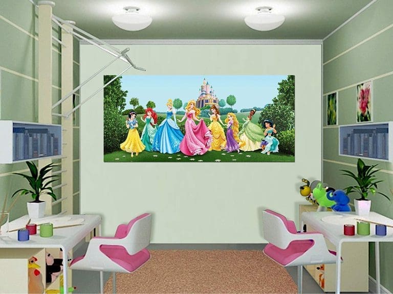 Παιδική Φωτοταπετσαρία Τοίχου Πριγκίπισσες - A&G Design Group Disney & Marvel Collection- Decotek FTDN H 5325-150636