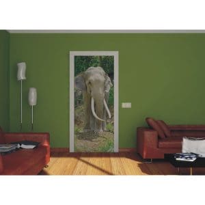 Φωτοταπετσαρία Πόρτας & Τοίχου Ελέφαντας - A&G Design Group - Decotek FTV 0208-63739