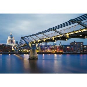 Φωτοταπετσαρία Τοίχου Γέφυρα Millennium Λονδίνο - Komar - Decotek 8-924-0