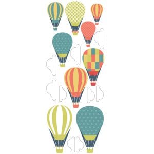 Παιδικό Αυτοκόλλητο Αερόστατα - Decotek 11051-91447
