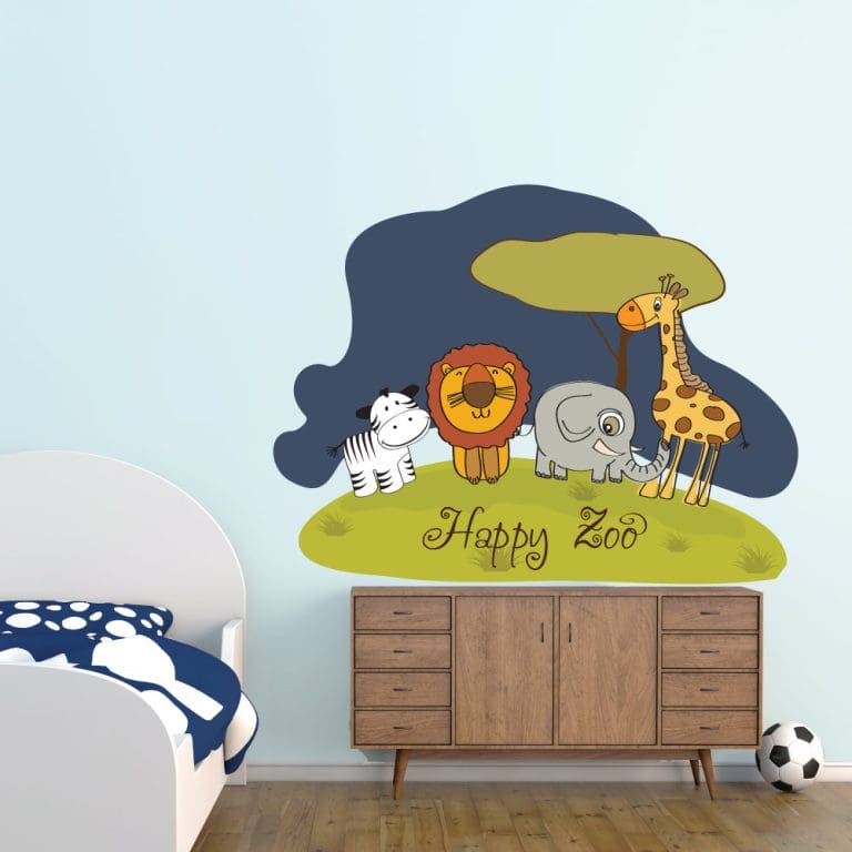 Παιδικό Αυτοκόλλητο Happy Zoo - Decotek 11063-0