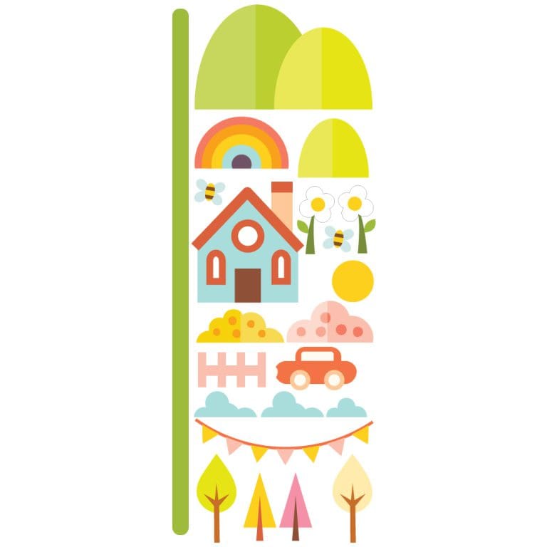 Παιδικό Αυτοκόλλητο Χαρούμενο Σπίτι - Decotek 11073-91535