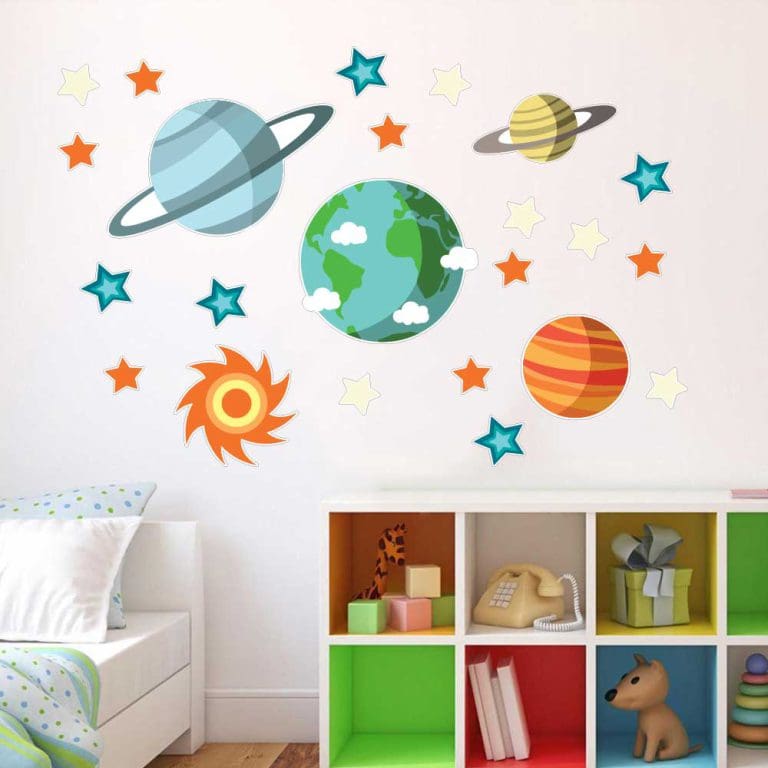 Παιδικό Αυτοκόλλητο Διάστημα και Αστέρια - Decotek 11155-0