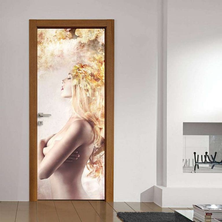 Αυτοκόλλητο Πόρτας Όμορφη Γυναίκα - Decotek 09707-0