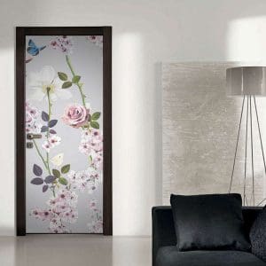 Αυτοκόλλητο Πόρτας Λουλούδια - Decotek 11086-0