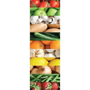 Αυτοκόλλητο Ψυγείου Λαχανικά και Φρούτα - Decotek 09887-96024