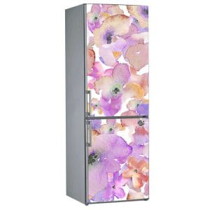 Αυτοκόλλητο Ψυγείου Μωβ Λουλούδια - Decotek 09890-0