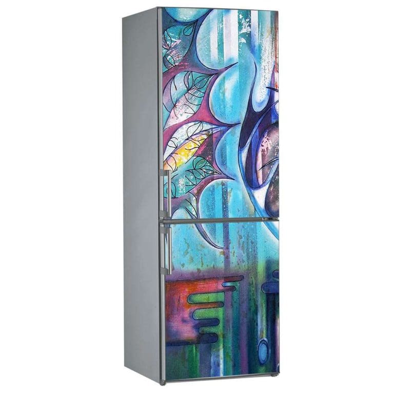 Αυτοκόλλητο Ψυγείου Φλοράλ Γκράφιτι - Decotek 11531-0