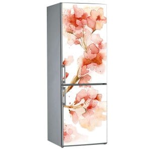 Αυτοκόλλητο Ψυγείου Ροζ Άνθη - Decotek 11533-0