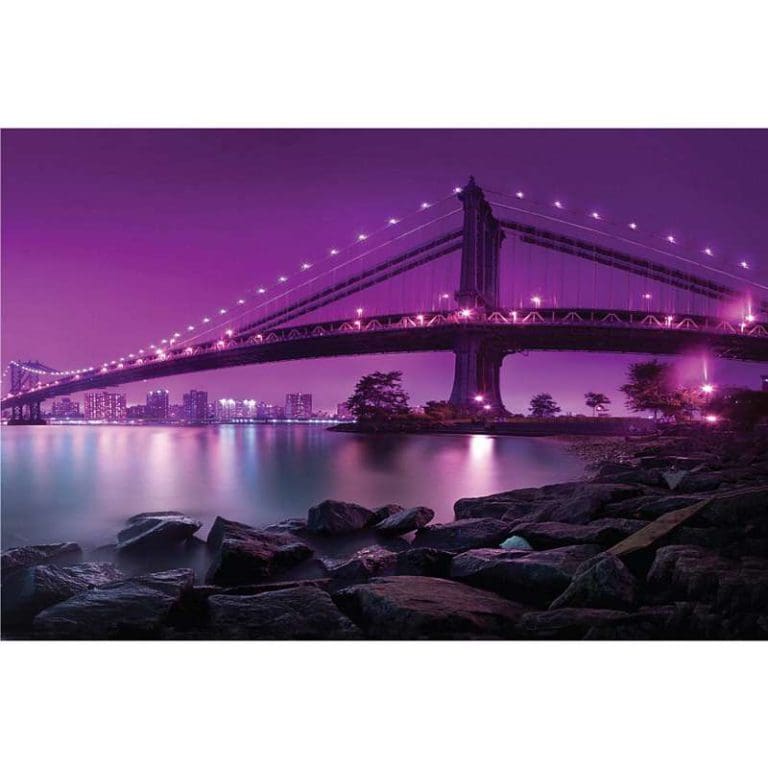 Πίνακας Ζωγραφικής Νύχτα στην Γέφυρα του Μπρούκλιν - Decotek 11016-106560