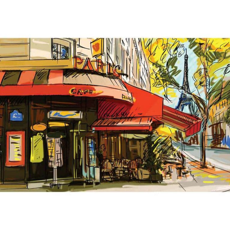 Πίνακας Ζωγραφικής Εστιατόριο στο Παρίσι - Decotek 11043-106590