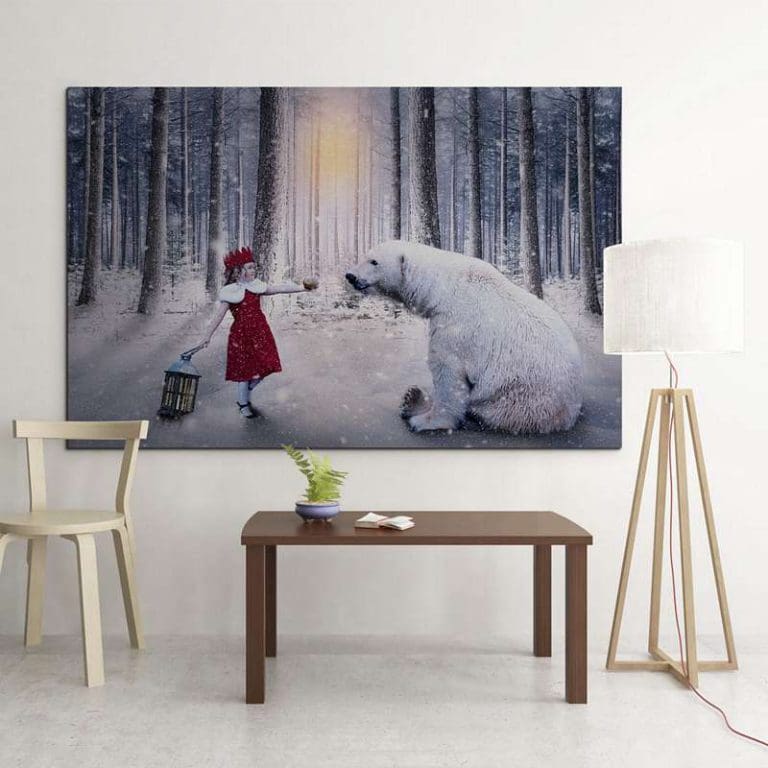 Πίνακας Ζωγραφικής Το Κορίτσι με την Αρκούδα - Decotek 11200-0